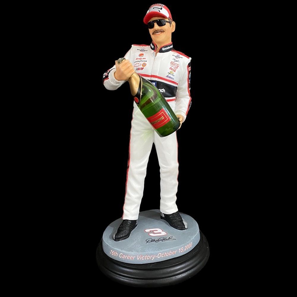Dale Earnhardt Handcrafted Sculpture 76th Win #03176/63333 COA